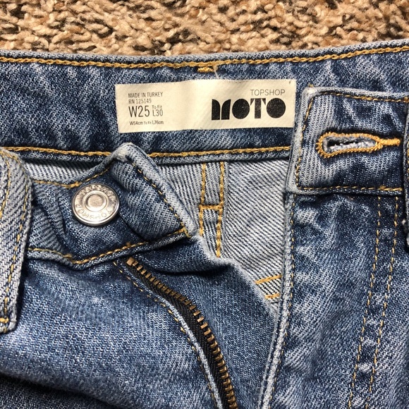 SOLD💛Topshop⭐️Moto High Rise Jeans - Picture 4 of 5